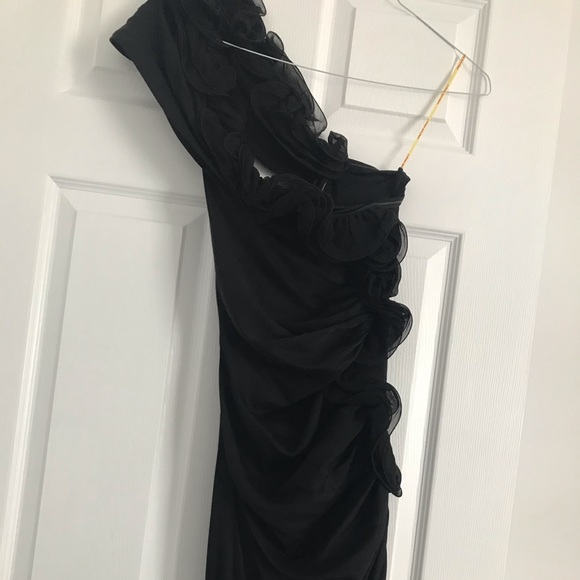 Catherine Malandrino one shoulder ruffle dress - Picture 5 of 6